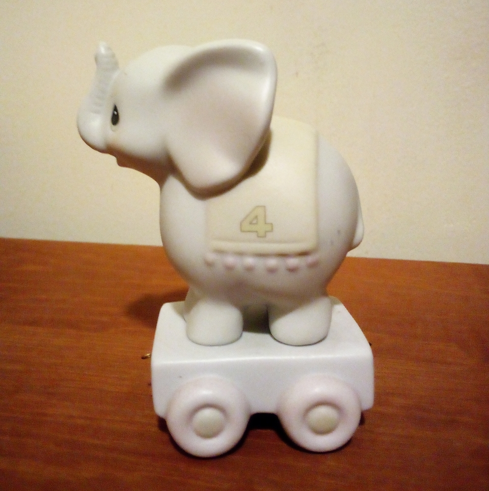 Precious Moments Birthday Train Figurine Elephant4 May Your Birthday Be Gigantic